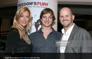 The Sibs (Colin Keith Gray & Megan Raney Aarons) with William Mopather at the IDA / Museum of Tolerance screening of the