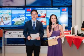 English Emcee for the Grand Opening Ceremony of Property Discount Center Thailand