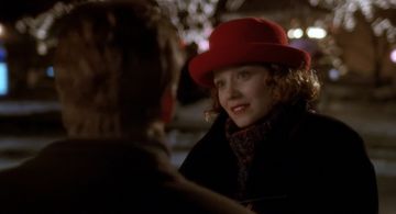 Emilio Estevez and Heidi Kling in The Mighty Ducks (1992)