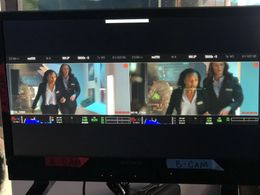 Still of Natalie Daniels and Arie Thompson in War of the Worlds:Annihilation