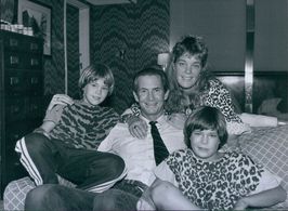 Anthony Perkins, Berry Berenson, Oz Perkins, and Elvis Perkins