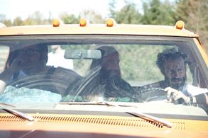 Travis Zariwny, Aaron Trainor, Jason Rouse, Benton Morris, and Richard G. Boron in Cabin Fever (2016)