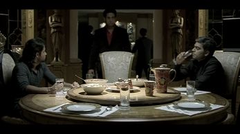 Ashutosh Rana, Emraan Hashmi, and Salil Acharya in Awarapan (2007)