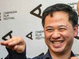 Red carpet pose for roles in Cinemasia Filmlab films