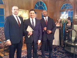 On the set of Castle. April 2012