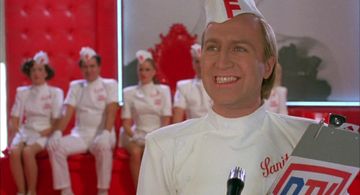 Nell Campbell, Rik Mayall, Jeremy Newson, Manning Redwood, and Darlene Johnson in Shock Treatment (1981)