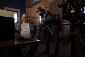 Diego Velasco directs Actor Chris Calderon on Ep. 5 