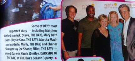 CBS Soaps In Depth Sept 10, 2012 edition. With Matthew Ashford, Darwin Harris, Mary Beth Evans, Martha Madison, and Char