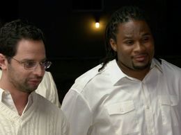 Nick Kroll and Josh Cribbs in The League (2009)
