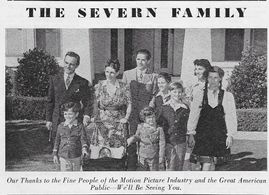 Clifford Severn, Christopher Severn, Ernest Severn, Raymond Severn, Venetia Severn, William Severn, Winston Severn, and 