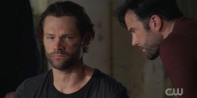 Jared Padalecki and Cole Gleason in Walker (2021)