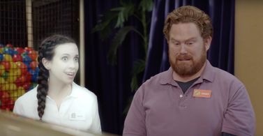 Casey Webb and Cat Alter in Part Timers (2016)