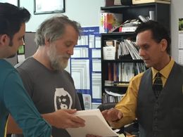 Kopy Kings behind the scenes.