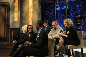 Sinbad, Cyndi Lauper, Carol Leifer, Selita Ebanks, and Rod Blagojevich in The Apprentice (2004)