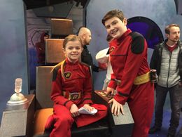 Jayden Greig and Lauren McNamara in Aliens Ate My Homework (2018)