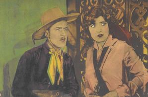 Virginia Brown Faire and George Grandee in Burning the Wind (1928)
