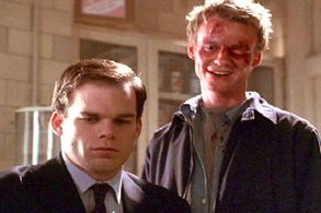 Michael C. Hall and Brian Poth in Six Feet Under, 