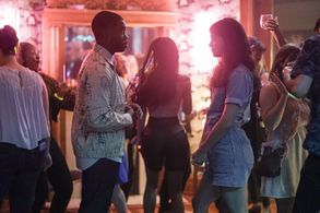 Sofia Black-D'Elia and Garrick Bernard in Single Drunk Female (2022)