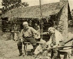 Carlyle Blackwell, Alice Joyce, Frank Lanning, George Melford, William H. West, Jane Wolfe, and Judson Melford in On the