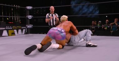 James Cipperly, Bryce Remsburg, and Ryan Nemeth in AEW Dark: Elevation (2021)