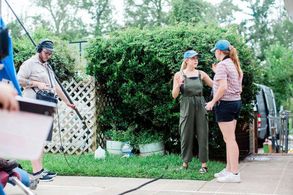 On Set of The Deep End (Emma Grace Wright)