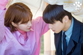 Cha Eun-Woo and Park Gyuyoung in A Good Day to be a Dog (2023)