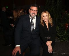 Here and Now Premiere - David Knoller, Holly Hunter (LtoR)