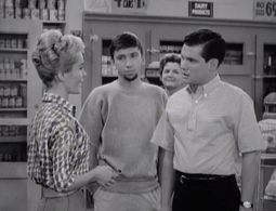 Bob Denver, Tuesday Weld, Florida Friebus, and Dwayne Hickman in The Many Loves of Dobie Gillis (1959)