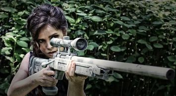 Still of Olga from promo shoot for the film 