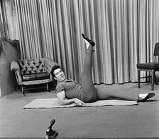 Jack LaLanne on his television show circa 1969