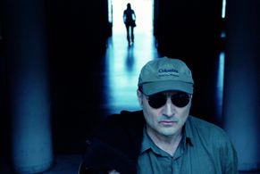 Director Dimitris Athanitis on set of Three Days Happiness.