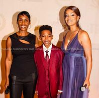 LaNease Adams interviewing Actor Seth Carr at The 2019 Mayan Awards