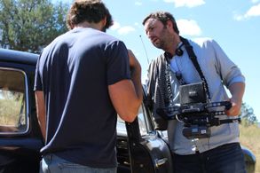 Doug Potts and Theo Davies in Wish Man (2019)