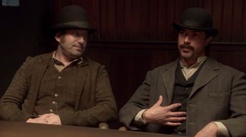 Sean Clement and Denis Germain in Murdoch Mysteries (2008)