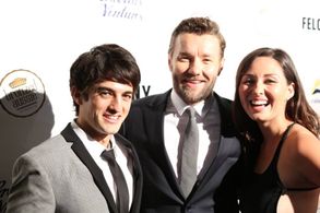 Olivia Rush and Joel Edgerton at the premier of Felony