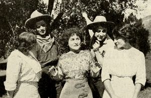 Pauline Bush and Louise Lester in The Distant Relative (1912)