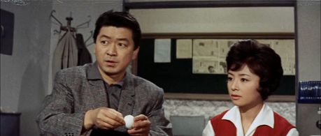 Yû Fujiki and Yuriko Hoshi in Mothra vs. Godzilla (1964)