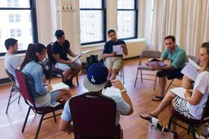 White Paper Bag : Table Read Rehearsal (NYC) Written & Directed by Ben Venturina