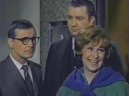 Marvin Brody, William Daniels, and Alice Ghostley in Captain Nice (1967)