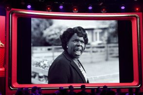 Leslie Jones and Kevin Mazur at an event for 2021 MTV Movie & TV Awards (2021)