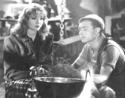 Tony Leblanc and Sara Montiel in Por el gran premio (1947)