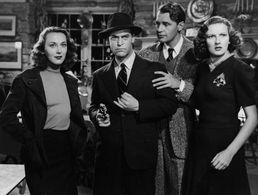 Ralph Bellamy, Ann Dvorak, Chester Morris, and Rose Stradner in Blind Alley (1939)