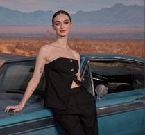 Audrey Corsa at the Poker Face Premiere