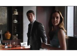 On screen with Josh Bowman.