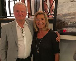 Tom Kemp, Nancy Villone at Irrational Man premiere, Newport RI.