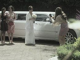 Rebecca Jones, Andrea Martí, and Michelle Olvera in La Doña (2016)