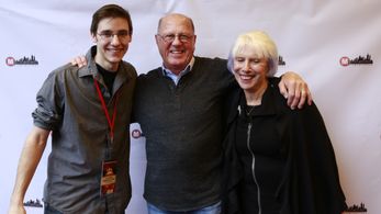 Liam Mitchell and Jamison M. LoCascio at an event for The Depths (2017)