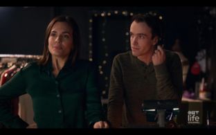 Torrey DeVitto and Jonathan Neil Alexander in Twas The Night Before Christmas
