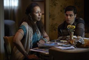 Tamara Tunie and Kiowa Gordon in The Red Road (2014)