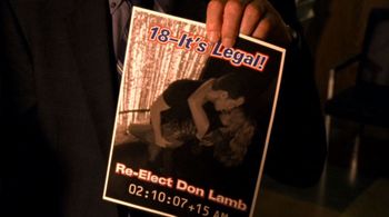 Michael Muhney and Amanda Noret in Veronica Mars (2004)